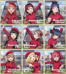 중고 紙製品 全9種セット 「ラブライブ!サンシャイン!! プレミアムショップ 出張所 ららぽーと沼津 ミニ色紙 ららぽーと沼津制服ver.」