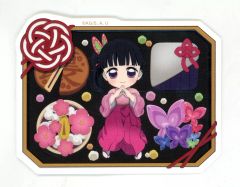 중고 인감・스티커 쿠리하나락 카나오 다이컷 스티커 「귀멸의 칼날×ufotable Cafe×마치★아소비 CAFE 밤하락 가나오 탄생 축제 2025 " ufotableポイント景品