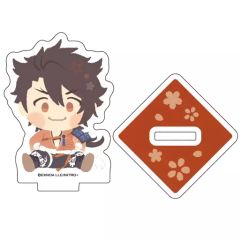 중고 アクリルスタンド・アクリルパネル 陸奥守吉行 「わんぱく!刀剣乱舞 夏祭り POP UP SHOP アクリルぷちスタンドBOX1」