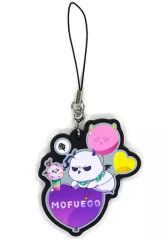 중고 雑貨 モフエゴ先生 ラバーストラップ 「ひこ 쿠지 魔入りました!入間くん～ふわふわデビル～」 ベト賞