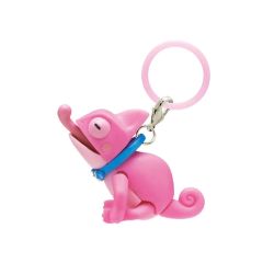중고 キーホルダー ピンク 「おさんぽカメレオン Fit」