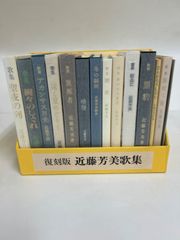 復刻版 近藤芳美歌集 函入 セット 短歌 歌集 聖夜の列 樹々のしぐれ アカンサス月光 異邦者 冬の銀河 歴史 黒豹 埃吹く街