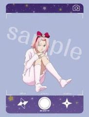 중고 キャラカード 春野サクラ 引き 「NARUTO-ナルト- 疾風伝 トレーディングクリアプレート 描き下ろしパジャマver.」