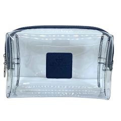 美品 Patek Philippe パテック フィリップ クリアポーチ トラベルポーチ ロゴ 非売品 ノベルティ PVC クリア ネイビー
