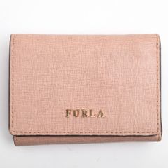 フルラ／FURLA 財布 ウォレット レディース 女性 女性用レザー 革 本革 ベージュ 872832 BABYLONE バビロン 小銭入れあり 三つ折り