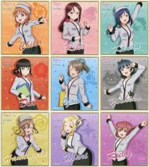 중고 紙製品 全9種セット 「ラブライブ!サンシャイン!! プレミアムショップ 出張所 ららぽーと沼津 ミニ色紙 ららぽーと沼津春制服ver.」