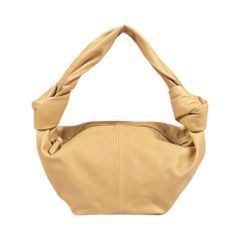 ボッテガヴェネタ ダブルノット ハンドバッグ カーフ 629635 ベージュ レディース BOTTEGAVENETA 中古 ボッテガヴェネタ