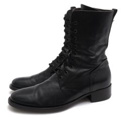 ブッテロ／BUTTERO レースアップブーツ シューズ 靴 メンズ 男性 男性用 レザー 革 本革 ブラック 黒 B1119 BROKEラスト プレーントゥ レザーソール