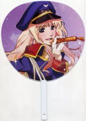 중고 うちわ・扇子 シェリル・ノーム NO LIVE. NO MCROSS. うちわ 「マクロスF」