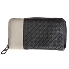 ボッテガヴェネタ イントレチャート 長財布 レザー ユニセックス BOTTEGAVENETA 中古 ボッテガヴェネタ