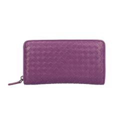 ボッテガヴェネタ イントレチャート 長財布 レザー レディース BOTTEGAVENETA 中古 ボッテガヴェネタ