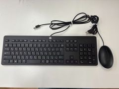 HP純正 有線キーボード KU-1469 日本語配列 USB マウス付属 黒