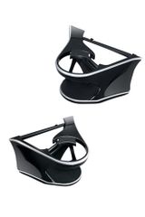 槌屋ヤック(Tsuchiya Yac) 車種専用品 トヨタ 60系 ハリアー 専用 エアコン ドリンクホルダー 運転席用 助手席用 SY-HR1 SY-HR7 ブラックas