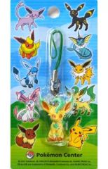중고 ストラップ キャラクター リーフィア フィギュアストラップ 「ポケットモンスター」 포켓몬 センター限定