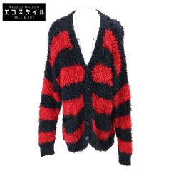 mastermind　マスターマインド　【美品/国内正規/24SS】MJ23E11-KN016-607 ストライプ バックスカル マイクロファイバー カーディガン　XL