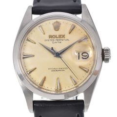 ロレックス ROLEX 6534 ヴィンテージ オイスターパーペチュアル デイト Cal.1030 シルバー 自動巻き メンズ 腕時計 N#151325