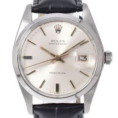 ロレックス ROLEX 6694 ヴィンテージ オイスターデイト プレシジョン Cal.1225 シルバー 手巻き メンズ 良品 腕時計 N#150981