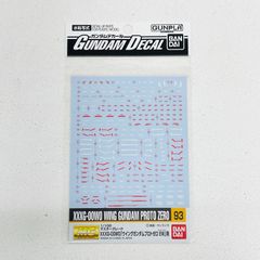 중고 ガンダムデカールNo.93MG1/100ウイングプロトゼロEW用「新機動戦記ガンダムWEndlessWaltz」