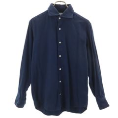 BEAMS HEART ビームスハート 長袖 カッタウェイ シャツ M ブルー メンズ 古着