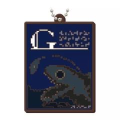 중고 キーホルダー ゲルテナ展ポスター 「Ib カプセルラバーマスコット」