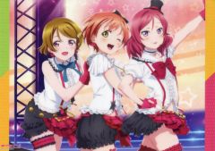 중고 クリアポスター A3クリアポスター 凛＆真姫＆花陽 「 쿠지 引き堂 ラブライブ! オンライン 쿠지 Ver.LoveLive!Days5周年～μ’s～」 C-4賞
