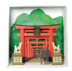【中古】プラモデル 模型 ペーパーナノ PN-111 稲荷神社