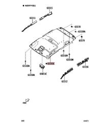 ダイハツ 純正 ルーフ ヘッドライニング 天井 内張り 63311-B2020-B0 新品 Genuine JDM 未使用