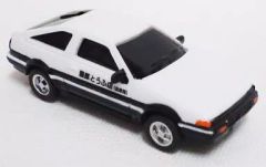 중고 ミニカー 1.藤原拓海 SPRINTER TRUENO AE86 初期タイプ ホワイト×ブラック 「ダイドーブレンド×頭文字D ドリフトプルバックカーコレクション」