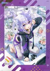 중고 雑貨 猫又おかゆ ビジュアルボード 「 이치방쿠지 ホロライブ vol.2」 猫又おかゆ賞