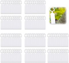 フラワーシード名タグ 盆栽タグ 紫外線耐性 100枚 芝生用品 ぶら下げ 植物識別 植物のラベル 温室園芸植物 園芸用ラベル ホワイト