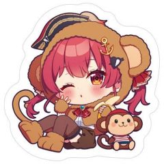 중고 食玩 ステッカー・シール 宝鐘マリン 「ホロライブプロダクション チョコクランチ vol.1」
