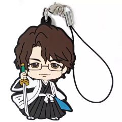 중고 キーホルダー・マスコット キャラクター 藍染惣右介 「BLEACH-ブリーチ- カプセルラバーマスコット」