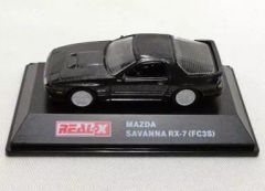 중고 ミニカー 1/72 マツダ サバンナ RX-7 FC3S ガンメタリック 「REAL-X マツダ ロータリー ヒストリーズコレクション」