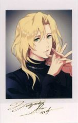 중고 キャラカード 都築圭 サイン入りレアver. 「アイドルマスター SideM×FiFS イラスト展 スリー・ワン・ファイヴ VOL.5 トレーディングインスタントフォト風カード-等身A-」