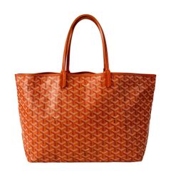 GOYARD(ゴヤール) トートバッグ サンルイPM オレンジ レザー