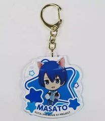 중고 雑貨 聖川真斗 アクリルキーホルダー 「劇場版 うたの☆プリンスさまっ♪ マジLOVEスターリッシュツアーズ in ナンジャタウン」 ミニゲーム 響かせて!ST☆RISHの愛ゲーム A賞