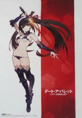 중고 ポスター A2クリアポスター 時崎狂三 「デート・ア・バレット 時崎狂三 ビキニアーマーVer. 1/7 PVC製塗装済み完成品」 あみあみ限定特典