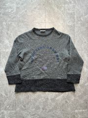 HAI SPORTING GEAR スウェットニット グレーブルー Mサイズ イッセイミヤケ系 古着