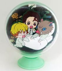 중고 雑貨 竈門炭治郎＆我妻善逸＆嘴平伊之助 「鬼滅の刃 滅! カプセルラバーマスコット+」