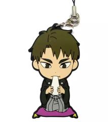 중고 ストラップ キャラクター 牛島若利 3年生ラバーストラップ きゅんキャラいらすとれーしょんず " 이치방쿠지 ハイキュー!!～排球新年!!おれに福、持って来ォォい!!!～」 I賞