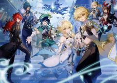 【中古】キャラカード 集合(A/モンド) B5イラストカード 「原神 ファンブック」 購入特典