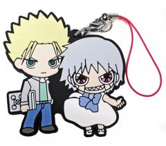 중고 ストラップ キャラクター ゼオン&デュフォー 「金色のガッシュベル!! カプセルラバーマスコット3」