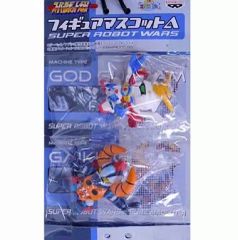중고 キーホルダー・マスコット キャラクター ゴッドガンダム&ガイキング 「スーパーロボット大戦」 フィギュアマスコットA