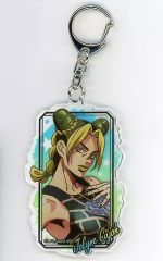 【中古】雑貨 空条徐倫 描き下ろしアクリルキーホルダー 「ジョジョの奇妙な冒険 第六部 ストーンオーシャン」