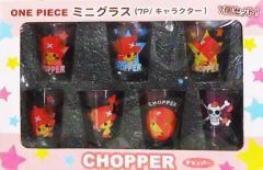 중고 グラス キャラクター チョッパー ショットグラス 7個セット 「 원피스 」
