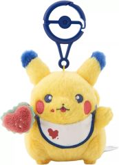 중고 봉제인형 마스코트, 봉제인형 배지 피카츄 ハンバーガー マスコット PIKACHU DINER 「ポケットモンスター」 포켓몬 センター限定