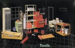 【中古】プラモデル 模型 1/24 Tools ツール 「ガレージ＆ツール」