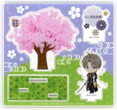 중고 アクリルスタンド・アクリルパネル へし切長谷部 桜 ちびキャラアクリルジオラマスタンド 「特 刀剣乱舞-花丸- ～華ノ巻～」
