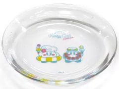 중고 皿・ボウル カービィ＆ワドルディ KC SUMMER ガラスプレート 「 별의 커비 커비 카페 Summer 2021"