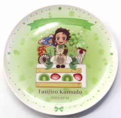 중고 접시・그릇 슌몬 탄지로 「귀멸의 칼날×ufotable Cafe×마치★아소비 CAFE 가문 탄지로 탄생제 2023」 ufotable 포인트 교환 경품